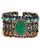 DANNIJO Oxidized Brass Plated Wynn Cuff - Lyst