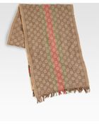 Gucci Wool Scarf - Lyst