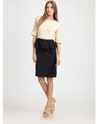 Marc By Marc Jacobs Marfa Faille Dress - Lyst