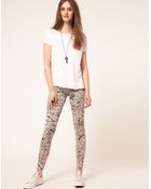 ASOS Collection Asos Legging in Paint Splatter Print - Lyst