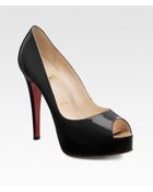 Christian Louboutin Hyper Prive Peep-toe Pumps - Lyst