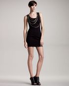 Balmain Sleeveless Chain Dress - Lyst