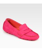 Cole Haan Air Sadie Leather Drivers - Lyst