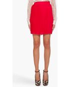 Alice + Olivia Silk Caitlin Mini Skirt - Lyst