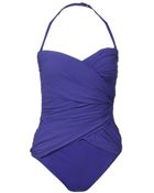 Gottex Beach Goddess Bandeau Swimsuit - Lyst