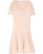 See By Chloé Bubble-Knit Cotton Dress - Lyst