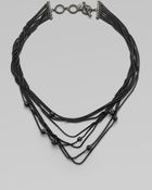 David Yurman Diamond & Sterling Silver Multi-chain Necklace - Lyst