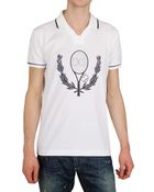 Dolce & Gabbana Tennis Logo Polo - Lyst