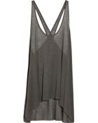 Helmut Lang Cross-back Jersey Tank - Lyst