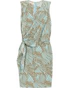 Marni Pleated Printed Cotton Dress - Lyst
