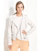 3.1 Phillip Lim Leather Moto Jacket - Lyst