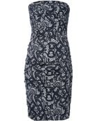Dolce & Gabbana Strapless Dress - Lyst