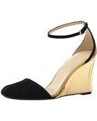 Gucci Delphine Mid-heel Ankle-strap Sandal - Lyst