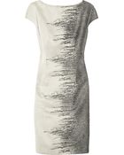 Lela Rose Cotton-blend Jacquard Dress - Lyst