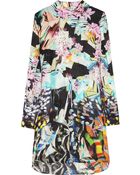 Mary Katrantzou Printed Silk-georgette Dress - Lyst