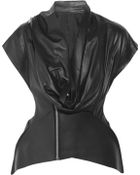 Rick Owens Leather Jacket - Lyst