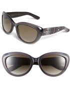 Saint Laurent Cats Eye Sunglasses - Lyst