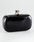 Alexander McQueen Classic Skull Box Clutch - Lyst