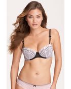 Betsey Johnson Eyelet Lace Demi Bra - Lyst
