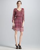 Ella Moss Tropez Printed Chiffon Dress - Lyst