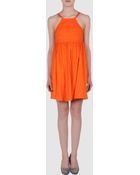 Stefanel Short Dress - Lyst