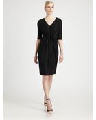 Jil Sander Cotton Dress - Lyst