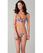 Zimmermann Memoir Frill Bandeau Bikini - Lyst