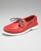 Ferragamo Boat Shoe - Lyst