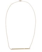 Jennifer Zeuner Preorder Bar Necklace with Diamonds - Lyst