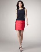 Marc By Marc Jacobs Eames Silk Colorblock Dress, Fuchsia - Lyst