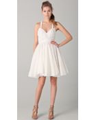 Cushnie Et Ochs Eyelet Dress with Full Skirt - Lyst