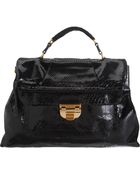 Nina Ricci Python Liane Top Handle Bag - Lyst
