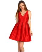 Z Spoke by Zac Posen Str Taffeta V Dress - Lyst