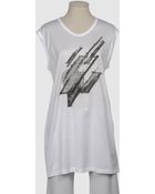 Balenciaga Sleeveless T-shirt - Lyst