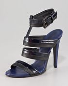 Bottega Veneta Ankle-strap Cage Sandal - Lyst