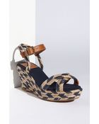 Tory Burch Camelia Mid Wedge Espadrille - Lyst