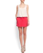 Mango Cross Over Wrap Back Dress - Lyst