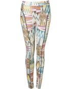 Topshop Pastel Aztec Print Leggings - Lyst