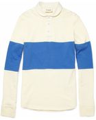YMC Striped Cotton Rugby Shirt - Lyst
