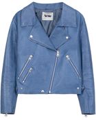 Acne Studios Rita Leather Biker Jacket - Lyst
