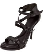 Alexander Wang Stella Sandal in Black - Lyst
