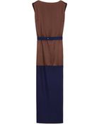 Roksanda Ilincic Satin Colour Block Gown - Lyst
