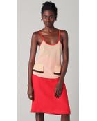 Sonia Rykiel Silk Stripe Tank - Lyst