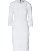 RED Valentino White Cotton Dress - Lyst