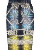 Peter Pilotto Printed Stretch-jersey Pencil Skirt - Lyst