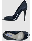 Pollini Pumps With Open Toe - Lyst
