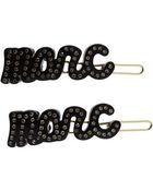Marc By Marc Jacobs Marc Script Hair Clips - Lyst