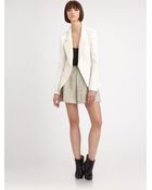 L'Agence Notched Collar Blazer - Lyst