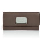 Marc By Marc Jacobs Hazelnut Classic Long Trifold Wallet - Lyst
