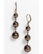 Givenchy Kalahari Pearl Linear Drop Earrings - Lyst